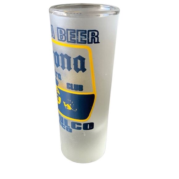 Pre Owned Corona Extra Tall Shot Glass Shooter Acapulco Life’s A Beer Cheers - Picture 11 of 12